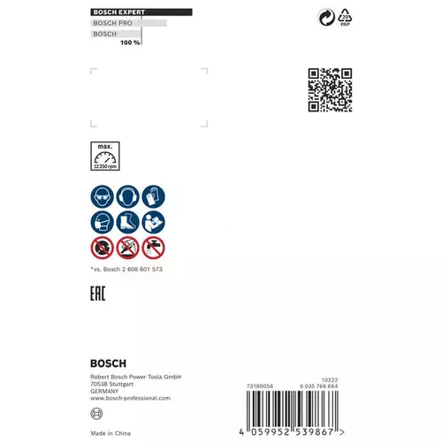 BOSCH Diamantová brúsna hlava EXPERT Concrete, 125 × 22,23 × 4,5 mm (5)