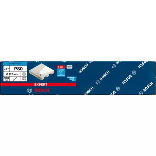 BOSCH Brúsny papier EXPERT M480 pre brúsky na sadrokartón, 225 mm, zrnitosť 80, 25 ks (3)