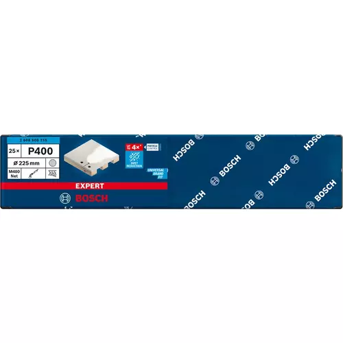 BOSCH Brúsny papier EXPERT M480 pre brúsky na sadrokartón, 225 mm, zrnitosť 400, 25 ks (3)