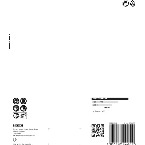 BOSCH Brúsny papier EXPERT C470 s viacerými otvormi pre excentrické brúsky, 150 mm, zrnitosť 60, 5 ks (6)