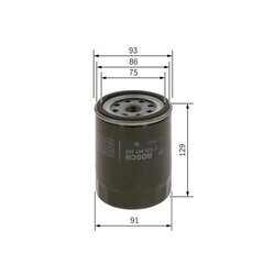 Olejový filter BOSCH F 026 407 232 - obr. 4