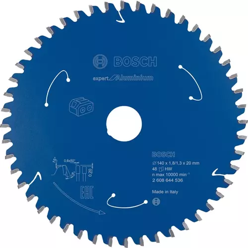 BOSCH Pílový kotúč pre akumulátorové píly Expert for Aluminium 140x1,8/1,3x20 T48