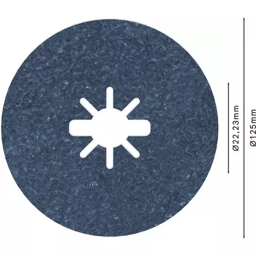 BOSCH Fíbrový kotúč PRO R574 X-Lock, 125 mm, G24 (3)