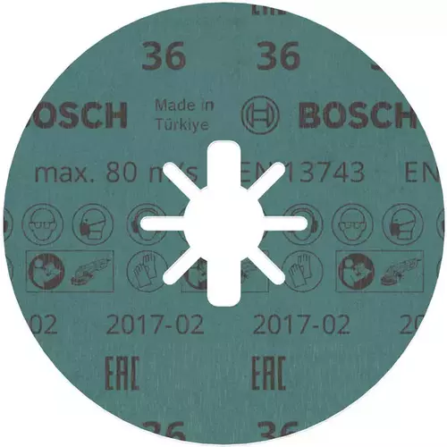 BOSCH Fíbrový kotúč PRO R780 X-Lock, 125 mm, G36