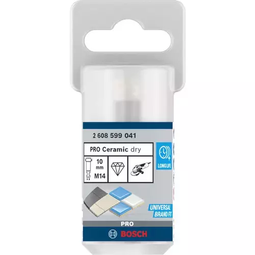 BOSCH Vŕtacia korunka PRO Ceramic dry Core Cutter, 10 × 30 × 22,23 mm (4)