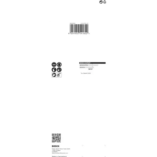 BOSCH Brúsny papier EXPERT C470 bez otvorov pre orbitálne brúsky, 93 × 230 mm, zrnitosť 180, 10 ks (6)