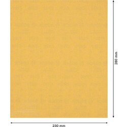 BOSCH Brúsny papier EXPERT C470 na ručné brúsenie, 230 × 280 mm, zrnitosť 180 (4)