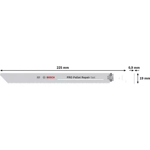 BOSCH Pílový list PRO Pallet Repair fast S 1122 HFR, 0,9 × 19 × 200 mm, 5 ks