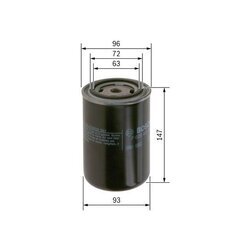 Palivový filter BOSCH F 026 402 087 - obr. 4