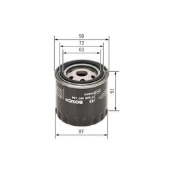 Olejový filter BOSCH F 026 407 184 - obr. 4