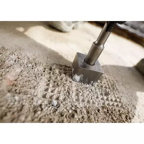 BOSCH Oceľová zrnovacia platnička PRO SDS max-4C Steel Bush Head, 60 x 60 mm (9)