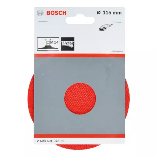 BOSCH Oporný tanier PRO Backing Pad, 115 mm, M14, suchý zips (13)