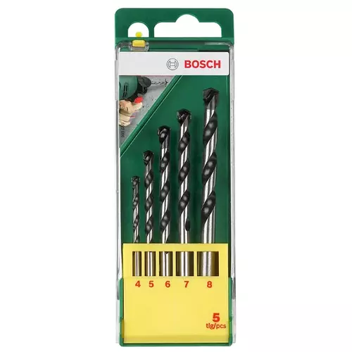 BOSCH 5-dielna sada vrtákov do betónu (3)