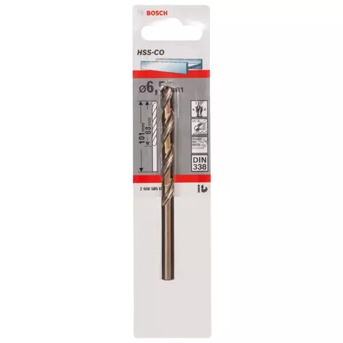 BOSCH Vrtáky do kovov HSS-Co, DIN 338