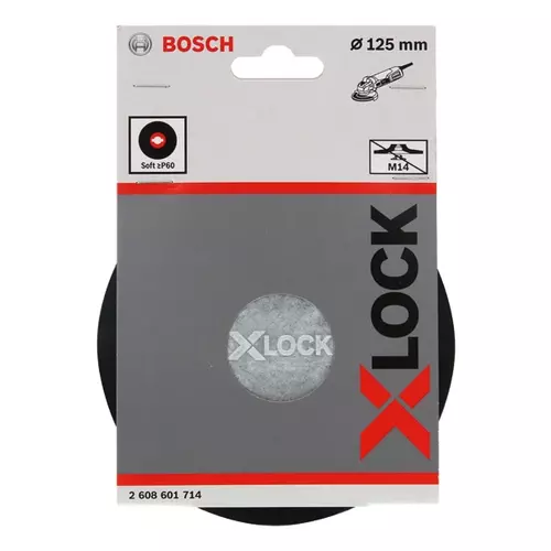 BOSCH Oporný tanier PRO Backing Pad X-Lock Soft, 125 mm, mäkký (19)