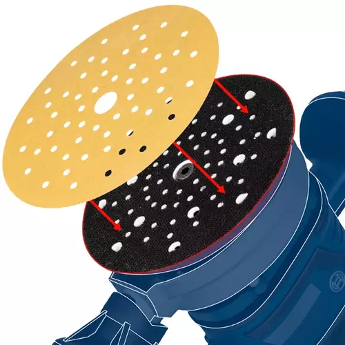 BOSCH Univerzálna brúsna podložka EXPERT Multihole, 150 mm, mäkká (15)