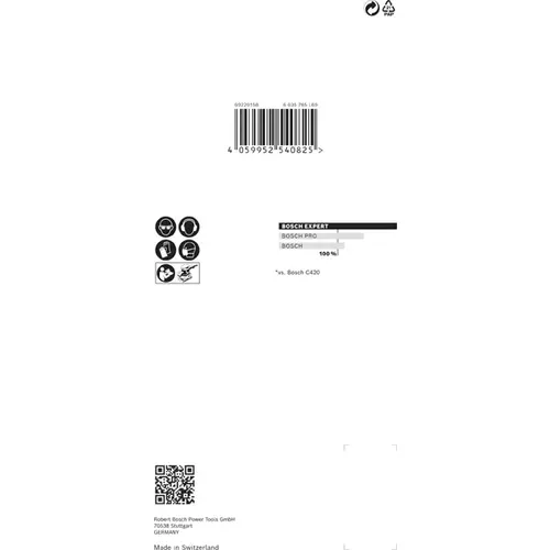 BOSCH Brúsny papier EXPERT M480 pre orbitálne brúsky, 93 x 186 mm, zrnitosť 100, 10 ks (6)