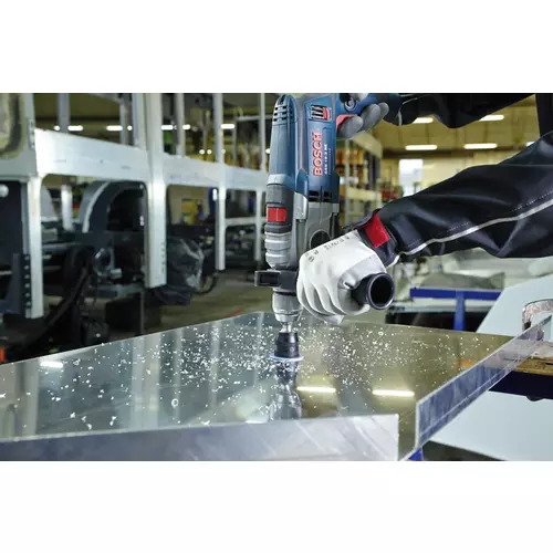 BOSCH 9-dielna sada dieroviek na plech pre elektrikárov, 22 – 64 mm (9)