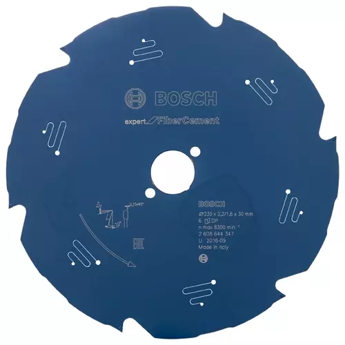 BOSCH Pílový kotúč Expert for Fibre Cement, 230 mm, 6 zubov, 30 mm otvor