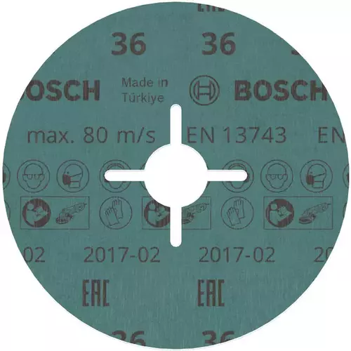 BOSCH Fíbrový kotúč PRO R780, 125 mm, G36
