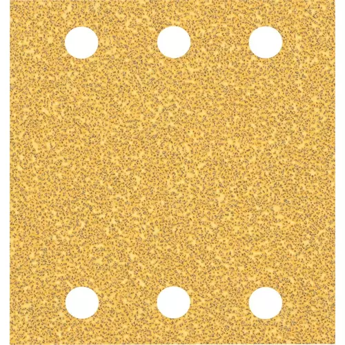 BOSCH Brúsny papier EXPERT C470 so 6 otvormi pre orbitálne brúsky 115 x 107 mm, zrnitosť 40, 10 ks