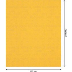 BOSCH Brúsny papier EXPERT C470 na ručné brúsenie, 230 x 280 mm, zrnitosť 240 (4)
