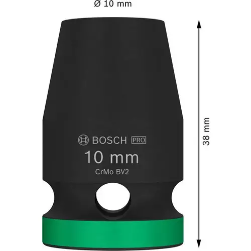 BOSCH Nástrčný kľúč PRO Impact Socket, 1/2