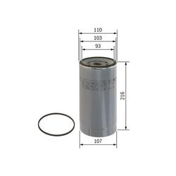 Palivový filter BOSCH F 026 402 138 - obr. 4
