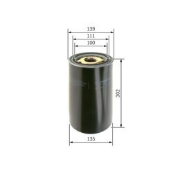Olejový filter BOSCH F 026 407 145 - obr. 4