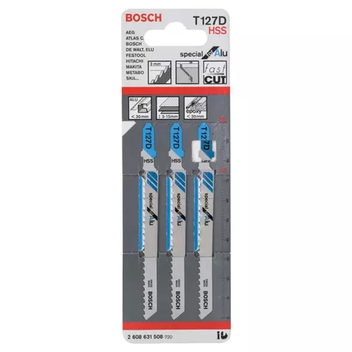 BOSCH Pílový list do priamočiarej píly T 127 D (3)