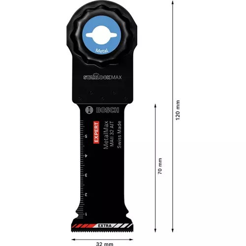 BOSCH Multifunkčný list EXPERT MetalMax MAII 32 AIT, 70 x 32 mm