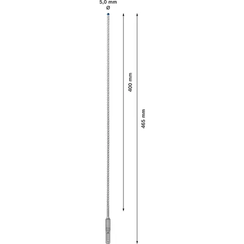 BOSCH Príklepový vrták EXPERT SDS plus-7X, 5 x 400 x 465 mm