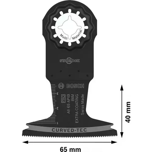 BOSCH Pílový list PRO AII 65 APIB pre viacúčelové náradie, 65 x 40 mm