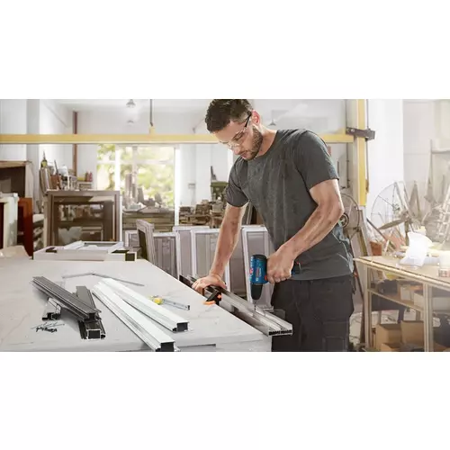 BOSCH Kombinovaná súprava: GSR 120-LI + GLI 12V-300 + 2× GBA 12V 2.0Ah + GAL 1210 CV, v kufri na prenášanie (17)