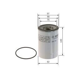 Palivový filter BOSCH F 026 402 118 - obr. 4