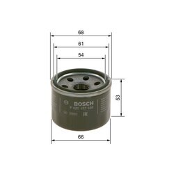 Olejový filter BOSCH F 026 407 050 - obr. 4