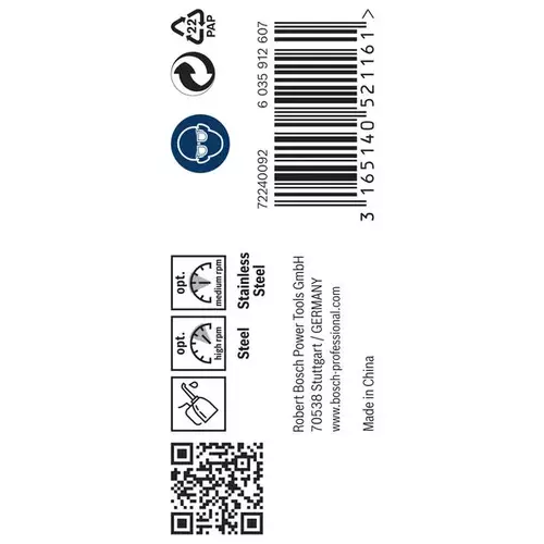 BOSCH Špirálový vrták do kovu PRO Stainless Steel HSS-Co, 4.1 × 43 × 75 mm, 10 ks (2)