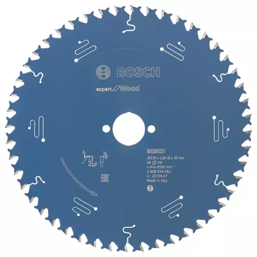 BOSCH Pílový kotúč Expert for Wood, 230 mm, 48 zubov