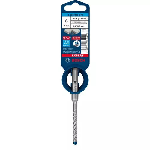 BOSCH Príklepový vrták EXPERT SDS plus-7X, 6 x 50 x 115 mm (2)
