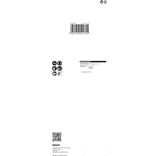 BOSCH Brúsny papier EXPERT C470 bez otvorov pre orbitálne brúsky, 93 x 230 mm, zrnitosť 120, 10 ks (6)