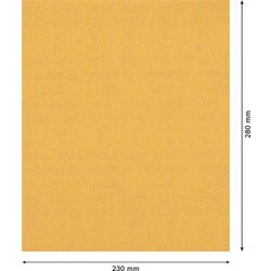 BOSCH Brúsny papier EXPERT C470 na ručné brúsenie, 230 x 280 mm, zrnitosť 150 (4)
