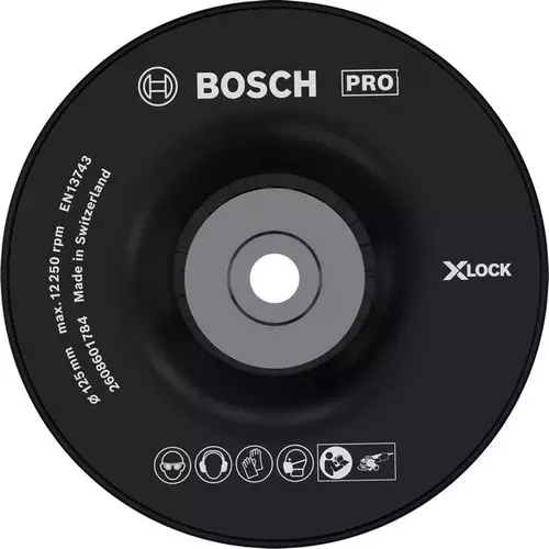BOSCH Oporný tanier PRO Backing Pad Hard, 125 mm, M14, tvrdý