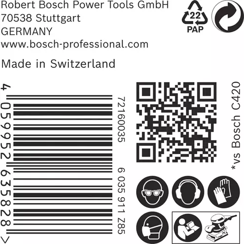 BOSCH Brúsna mriežka EXPERT M480, 80 × 133 mm, G 120, 50 ks (6)