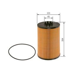 Olejový filter BOSCH F 026 407 252 - obr. 4