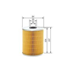 Olejový filter pre retardér (odľahčovacia brzda) BOSCH 1 457 429 174 - obr. 4