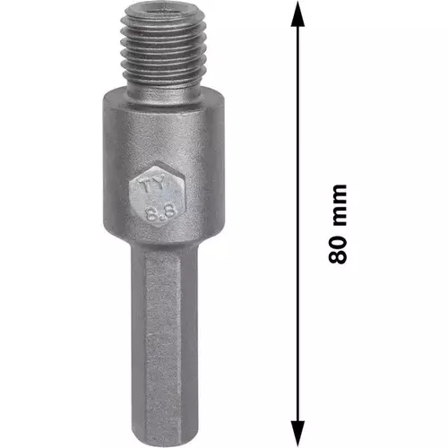 BOSCH Adaptér PRO Hex Adapter, M16, 80 mm (4)