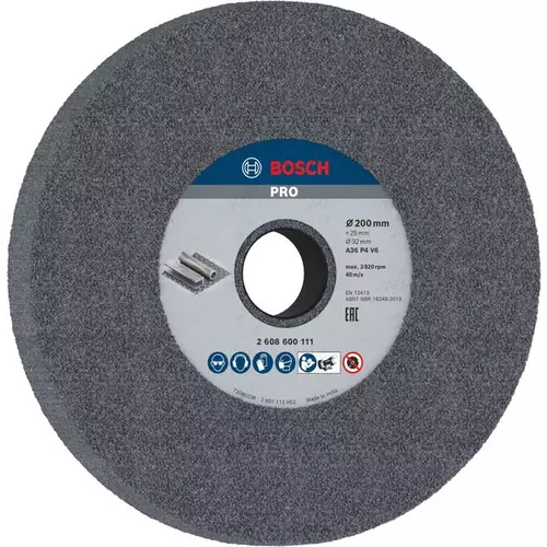 BOSCH Brúsny kotúč PRO Metal, 200 x 25 x 32 mm, G36 (5)