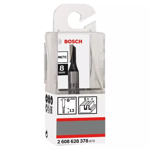 BOSCH Rovná fréza, 8 mm, d1 = 5 mm, l = 12,7 mm, g = 51 mm (3)