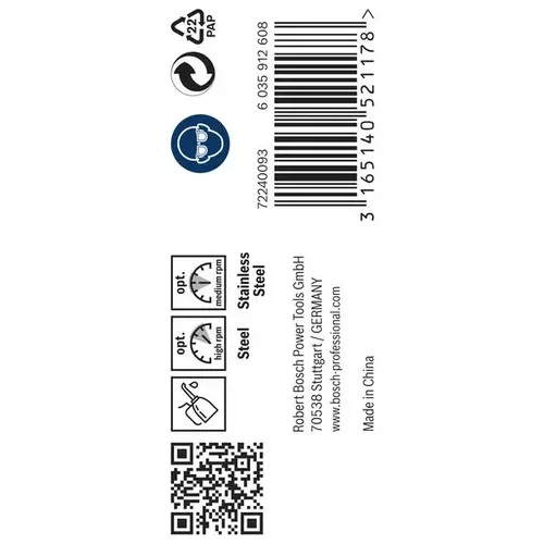 BOSCH Špirálový vrták do kovu PRO Stainless Steel HSS-Co, 4.2 × 43 × 75 mm, 10 ks (2)