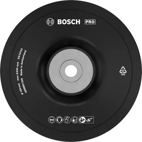 BOSCH Oporný tanier PRO Backing Pad Soft, 180 mm, M14, mäkký